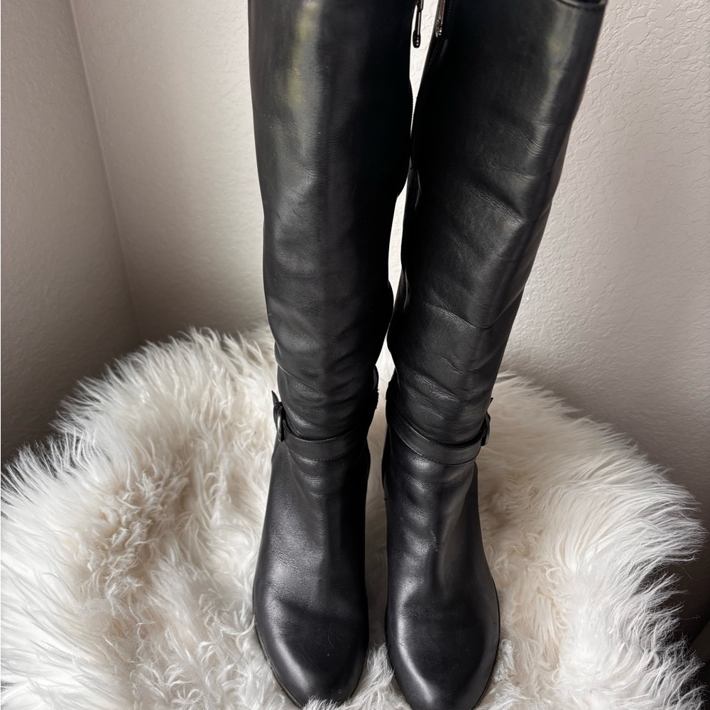 Women's Blondo Black Leather Boots